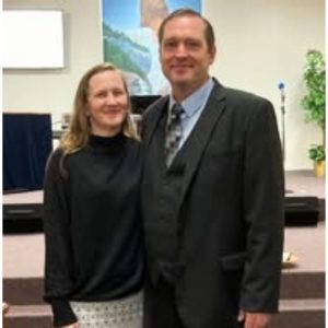 Trinity Lighthouse Church of God Pastor Uptain and wife.